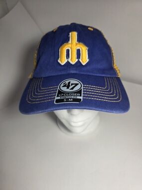 47 Seattle Mariners Cooperstown Trident Stretch Fit Hat